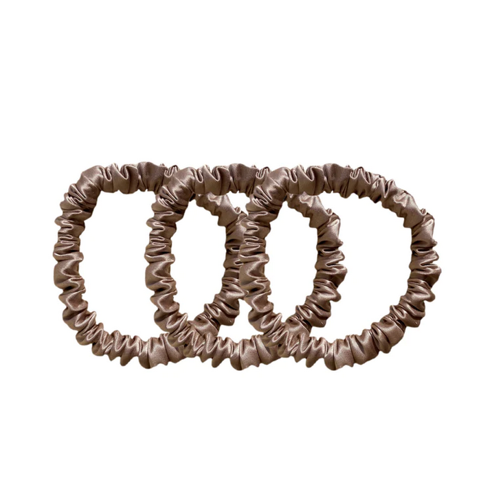 Organic Skinny Silk Scrunchies